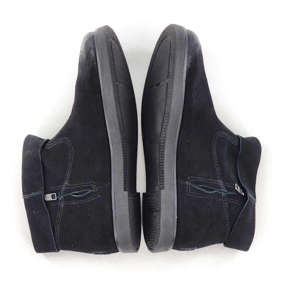 UGG Josefene Cuff Suede Ankle Booties Zip Black - Picture 6 of 10
